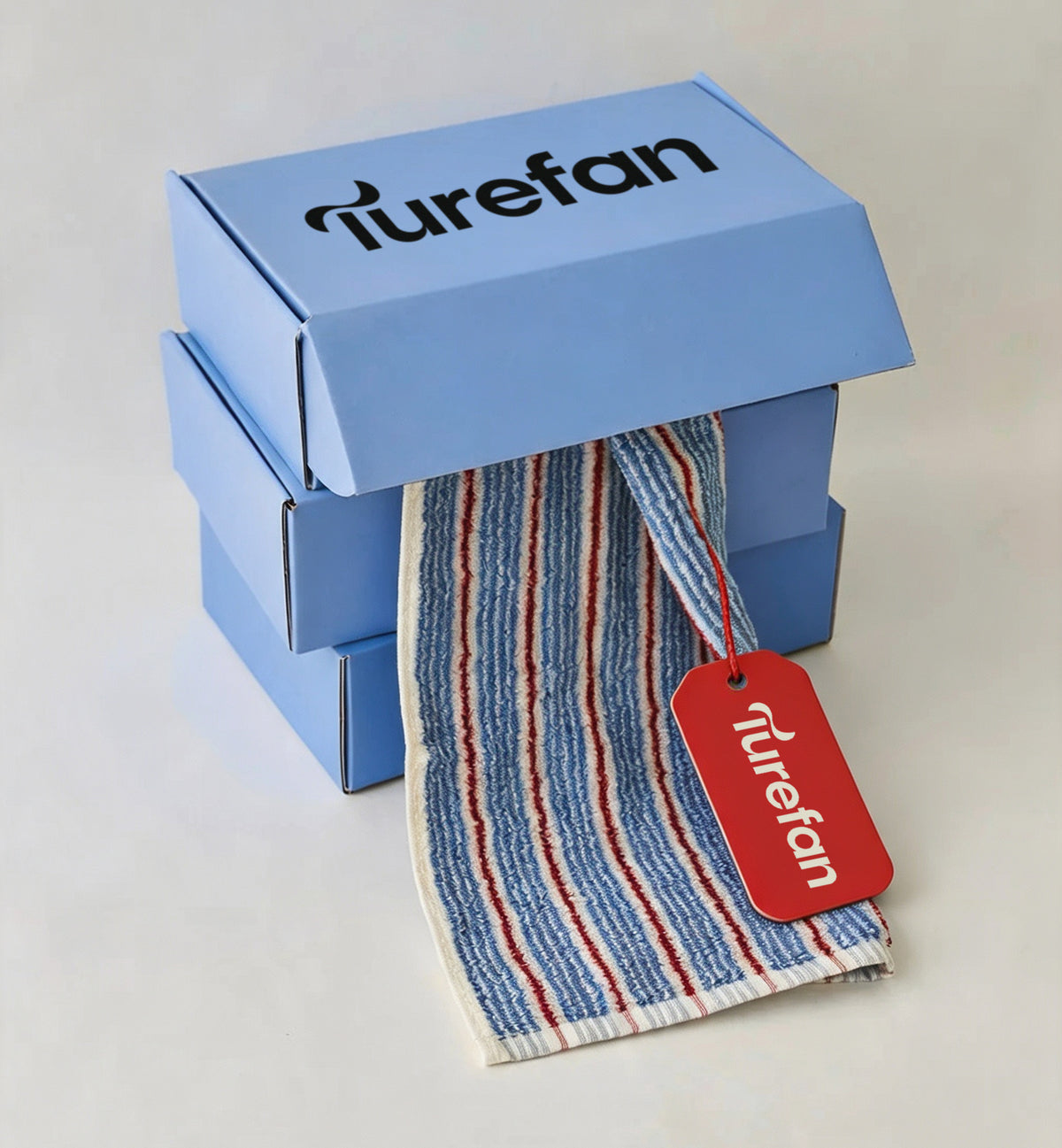 Turefan Cotton Towel Gift Set, Multi Color Jacquard Face Towels, Highly Absorbent Soft Towels, Household Towel Collection for Home & Gifting