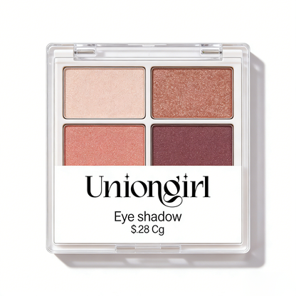 【Uniongirl 4-Color Eyeshadow Palette】—— Your Go-To for Versatile Everyday Eye Looks