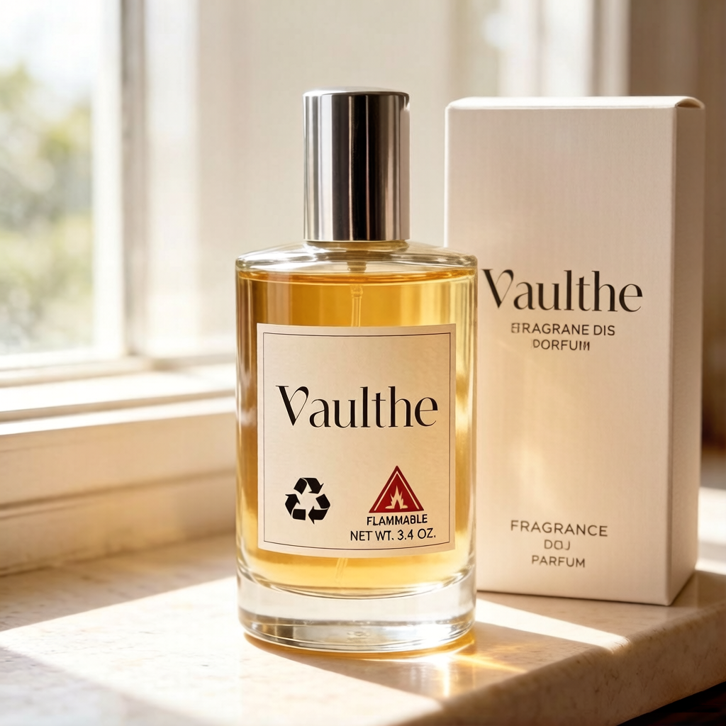 Vaulthe Eau de Parfum - Premium Long-Lasting Fragrance for Men & Women - Sophisticated Woody/Floral/Citrus Notes - Recyclable Glass Bottle - 3.4 oz (100 mL) - Ideal for Special Occasions & Everyday Luxury