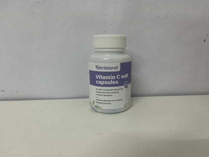 【Vetrisland Vitamin C Soft Capsules】—— Boost Immunity & Support Calcium Absorption