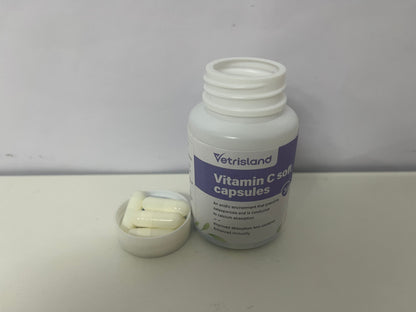 【Vetrisland Vitamin C Soft Capsules】—— Boost Immunity & Support Calcium Absorption