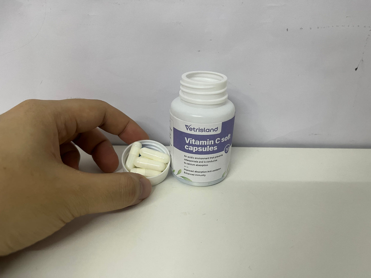 【Vetrisland Vitamin C Soft Capsules】—— Boost Immunity & Support Calcium Absorption