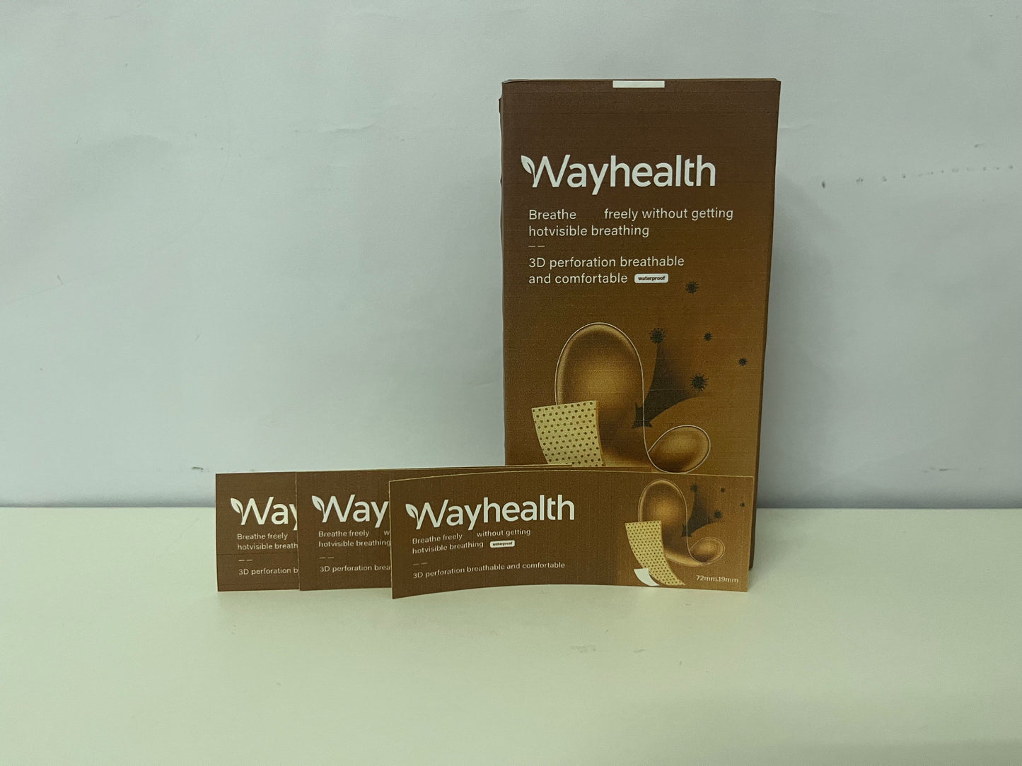【Wayhealth 3D Perforated Adhesive Bandages】—— Invisible Protection for Freely Breathing Skin
