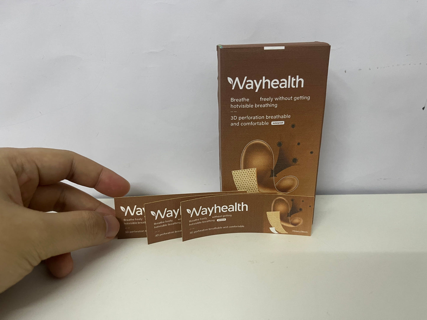 【Wayhealth 3D Perforated Adhesive Bandages】—— Invisible Protection for Freely Breathing Skin
