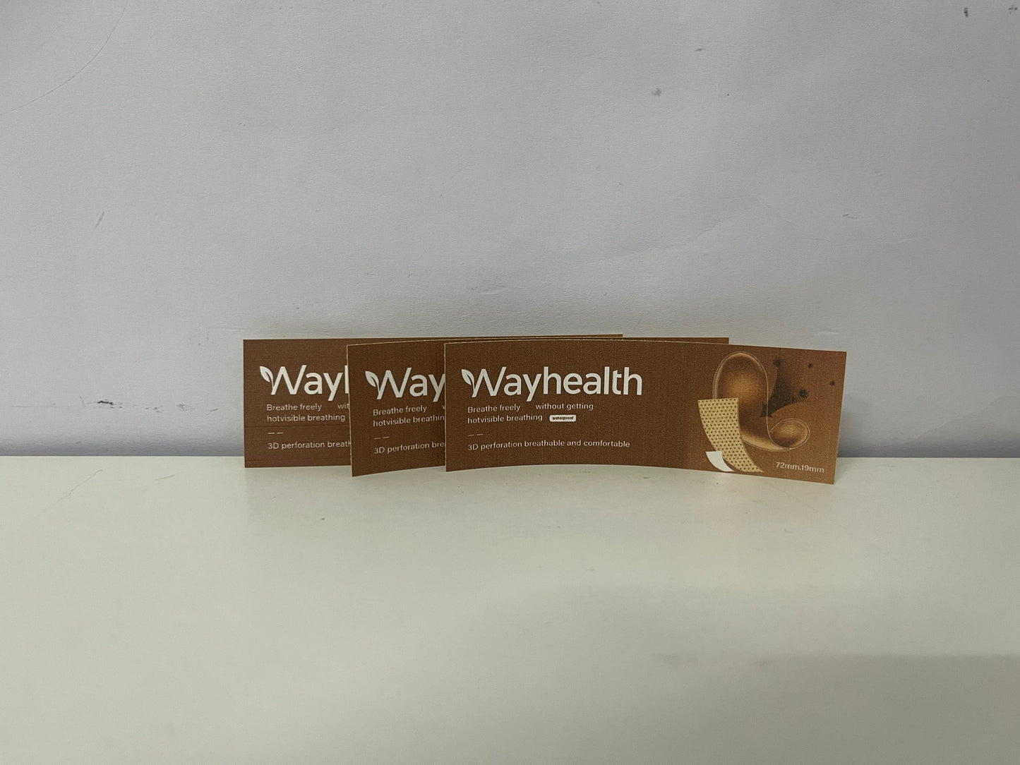 【Wayhealth 3D Perforated Adhesive Bandages】—— Invisible Protection for Freely Breathing Skin