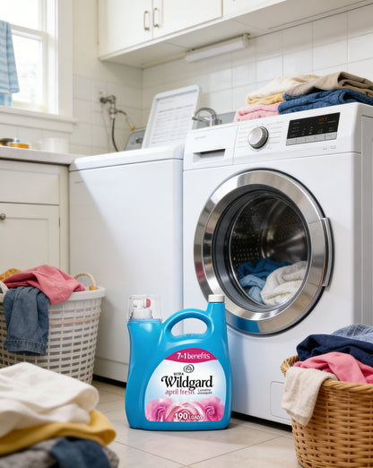 【Wildgard Ultra April Fresh Laundry Detergent】—— Your 7-in-1 Laundry Care Expert
