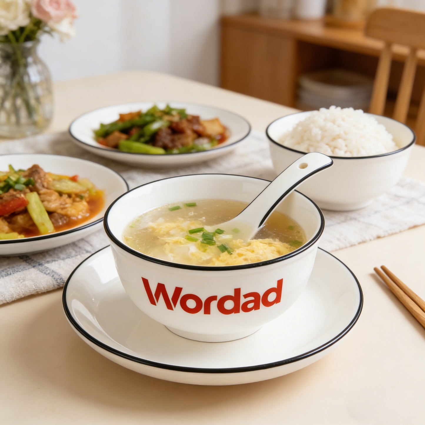 【Wordad Ceramic Dinnerware Set】—— Elegant & Practical Choice for Daily Dining