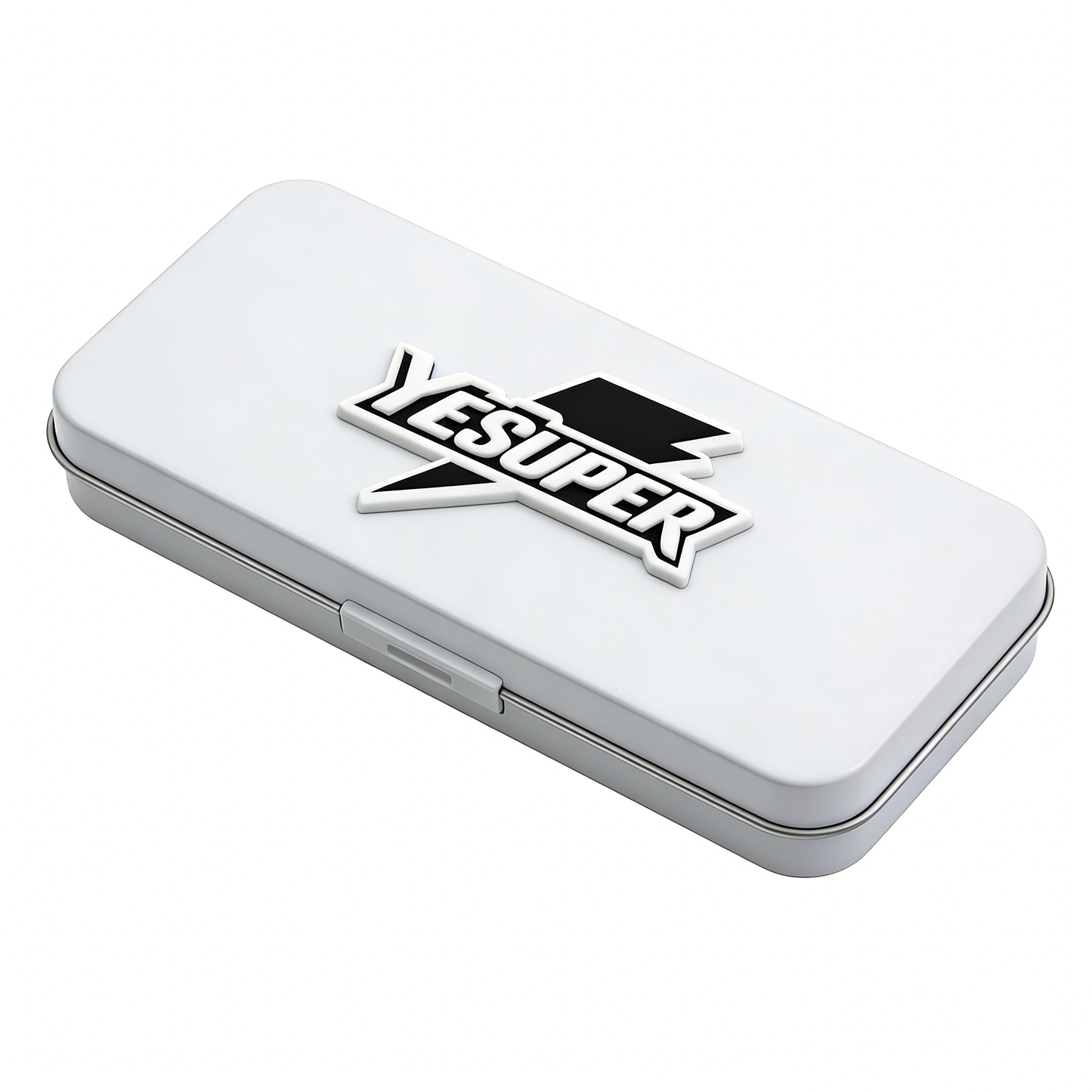 YESUPER Minimalist White Portable Stationery Organizer for Students & Professionals