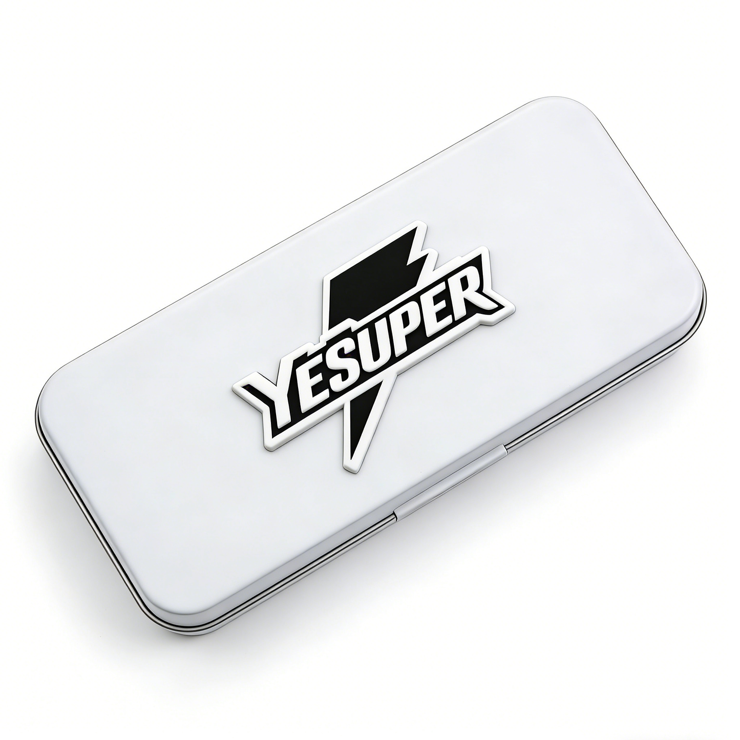 YESUPER Minimalist White Portable Stationery Organizer for Students & Professionals