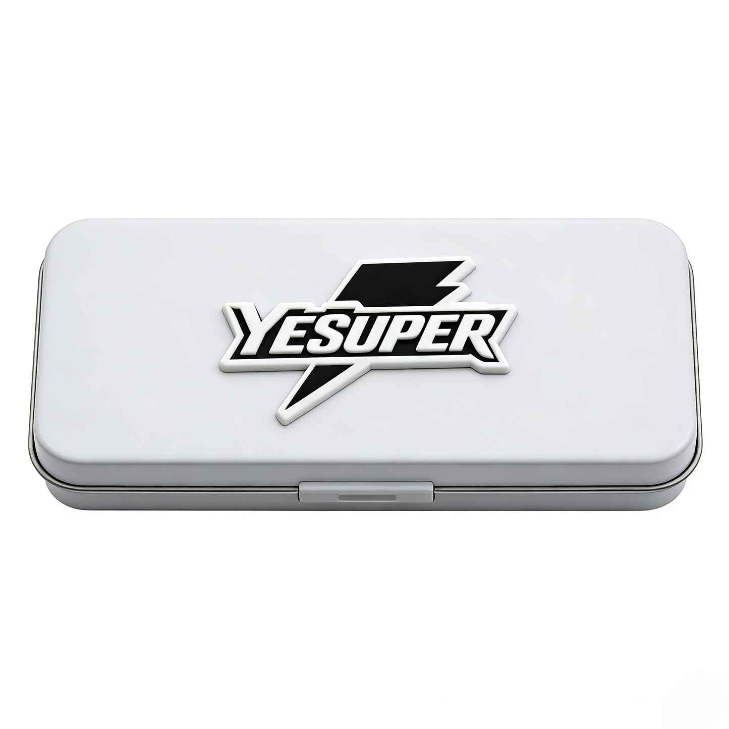 YESUPER Minimalist White Portable Stationery Organizer for Students & Professionals