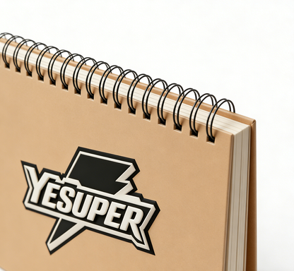 YESUPER Spiral Sketch Book, Kraft Cover Sketch Notebook for Drawing, 360° Lay-Flat Artist Sketchpad for Pencils, Charcoal, Markers, Ideal for Art Students, Illustrators, and Hobbyists