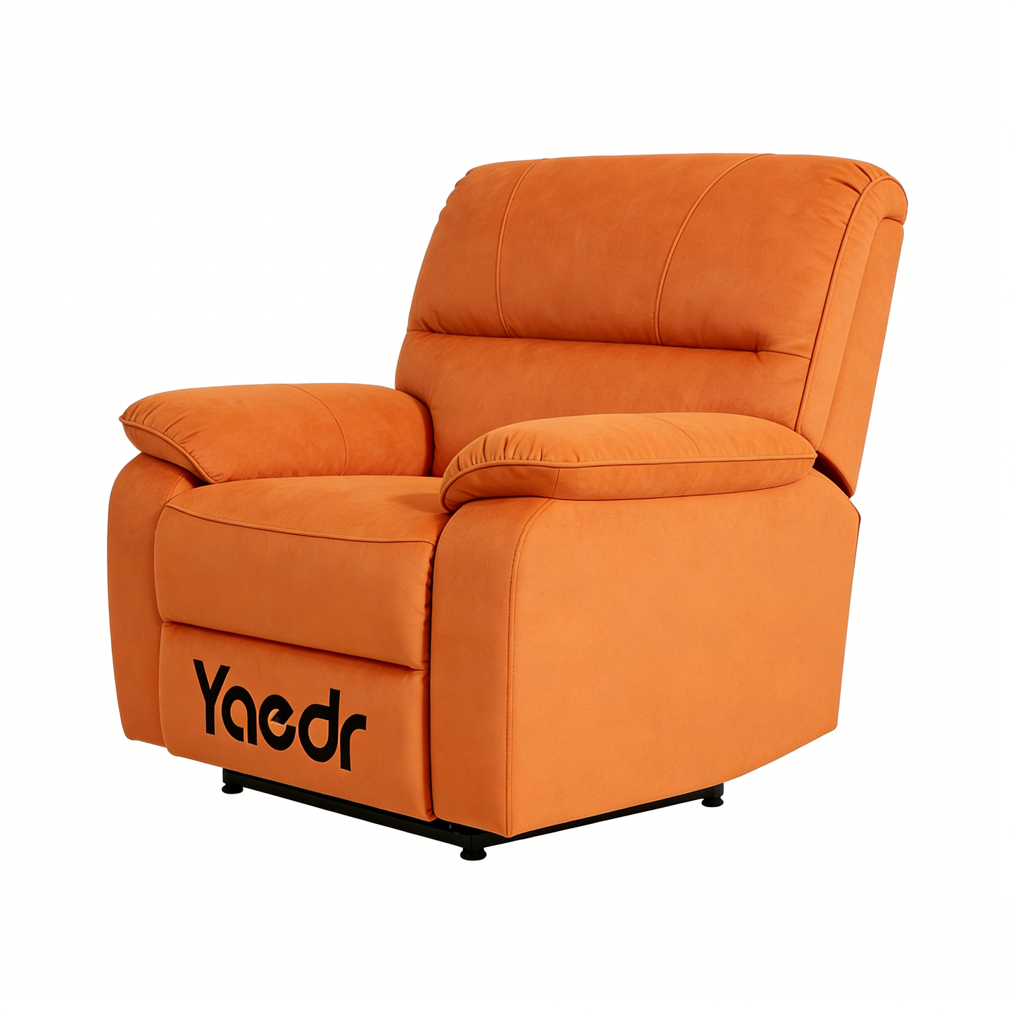 Yaedr Luxury Velvet Power Recliner Chair, Adjustable Single Sofa for Living Room & Bedroom, Comfortable Lounge Chair