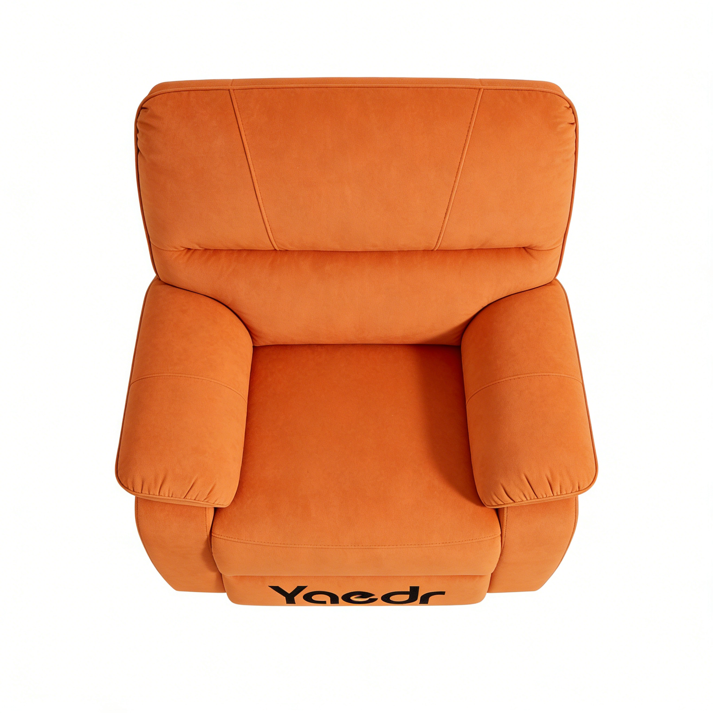Yaedr Luxury Velvet Power Recliner Chair, Adjustable Single Sofa for Living Room & Bedroom, Comfortable Lounge Chair