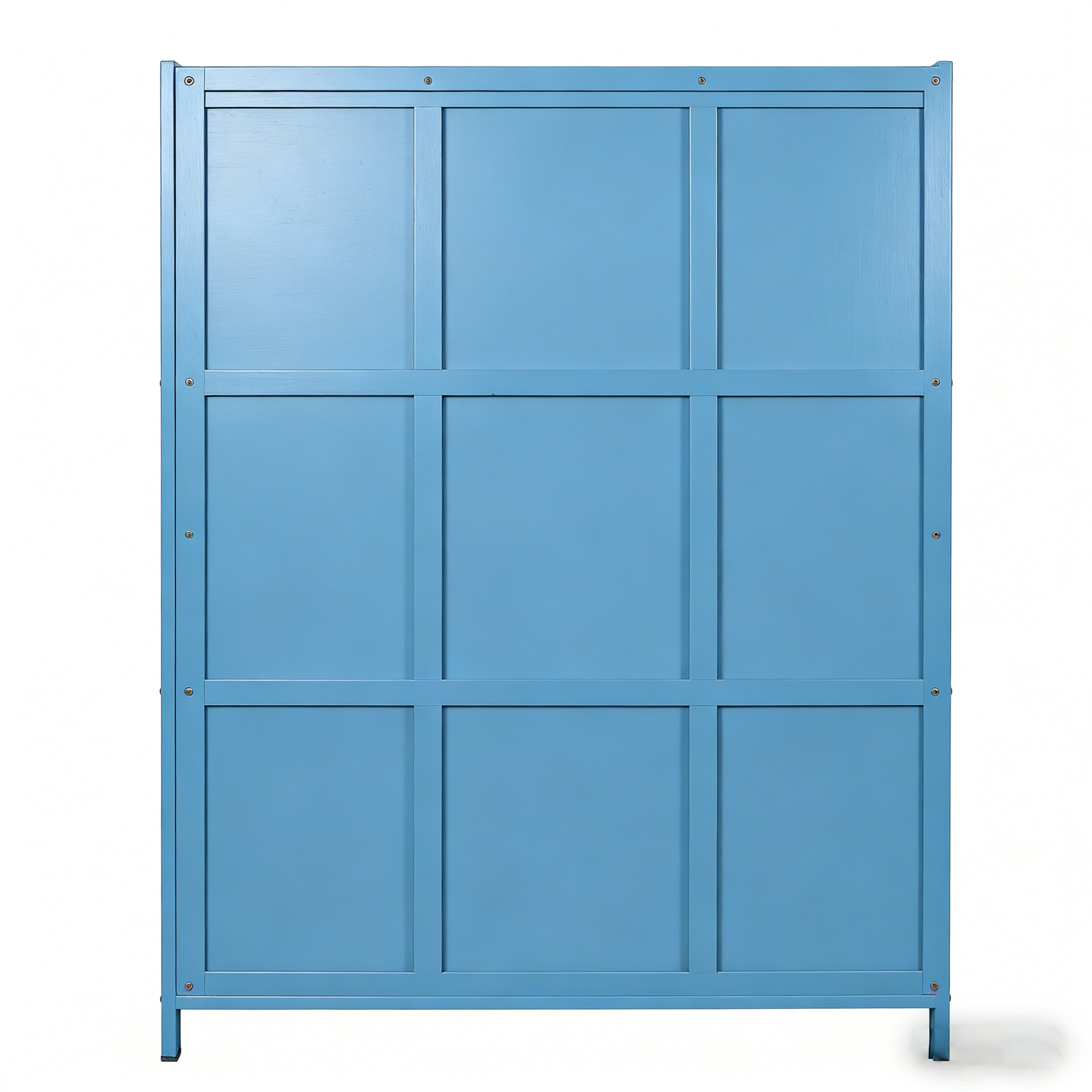 Yellive 3-Tier Fluted Glass Flip Shoe Cabinet, Large Capacity Dustproof Shoe Rack, Entryway Storage Cabinet, Blue Modern Freestanding Shoe Organizer