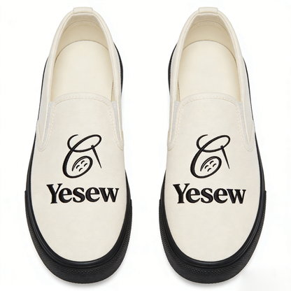 【Yesew Tailoring Logo Canvas Shoes】—— Comfortable & Stylish Step-Out Essential
