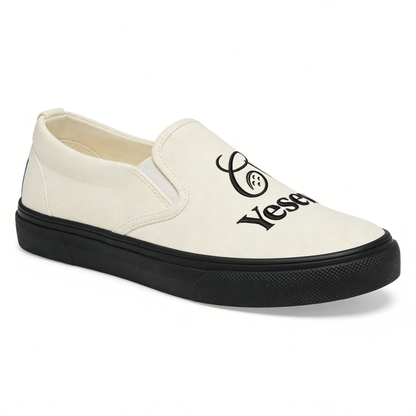 【Yesew Tailoring Logo Canvas Shoes】—— Comfortable & Stylish Step-Out Essential