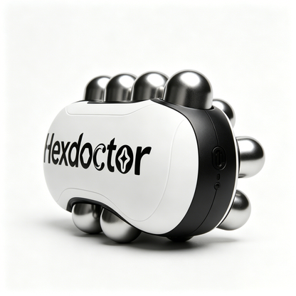 Hexdoctor Ball Electric Rolling Massager, USB Rechargeable Deep Tissue Muscle Roller, Portable Body Massager for Neck, Back, Shoulder, Leg Soreness Relief