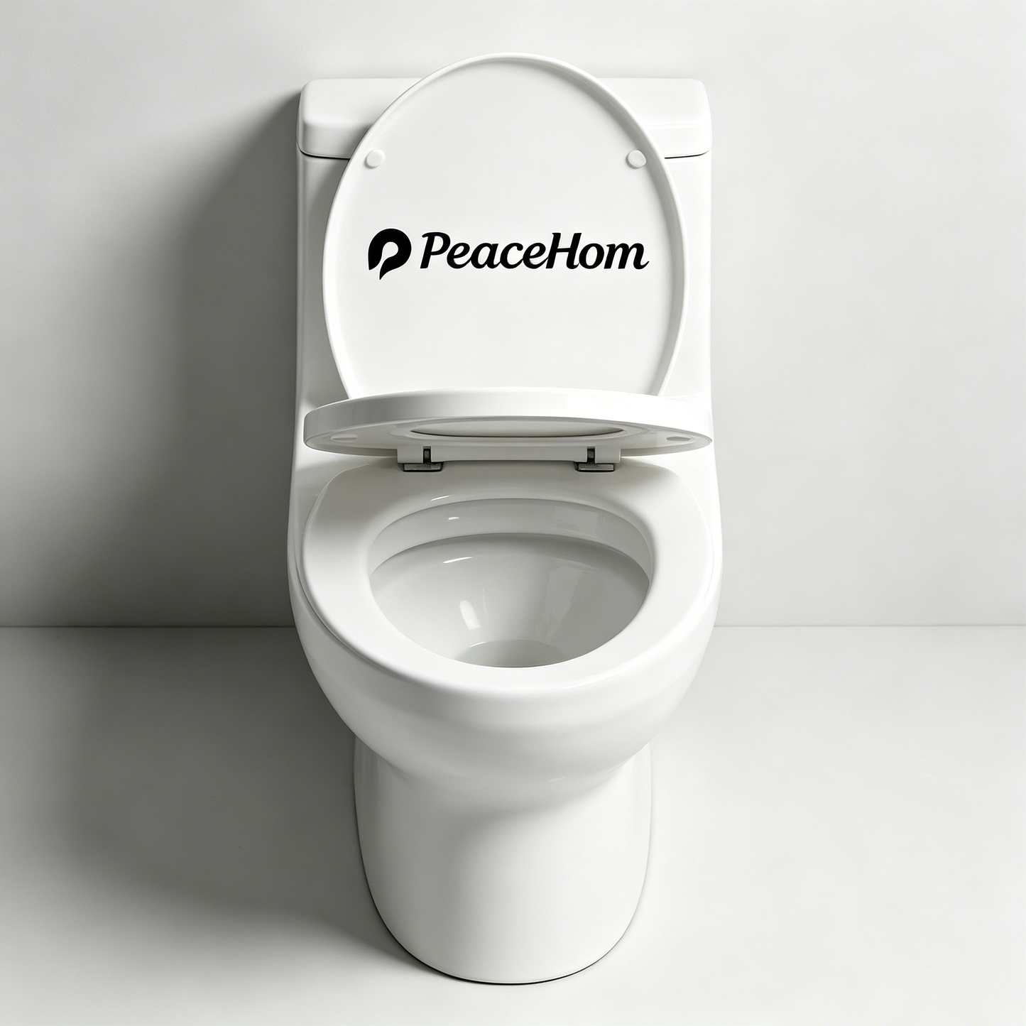 PeaceHom One-Piece Toilet, Powerful Siphon Flush, Quiet & Water-Saving, Modern Standard Ceramic Toilet Bowl for Bathroom, Stain-Resistant & Easy to Clean