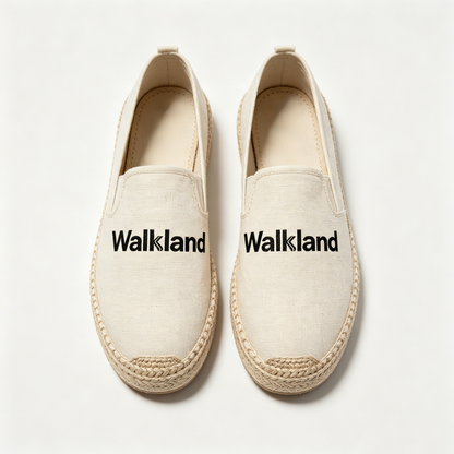 Walkland Women’s Canvas Espadrille Slip-On Shoes, Casual Comfort Flats, Breathable Hemp Rope Sole, Lightweight Loafers for Everyday & Summer Wear