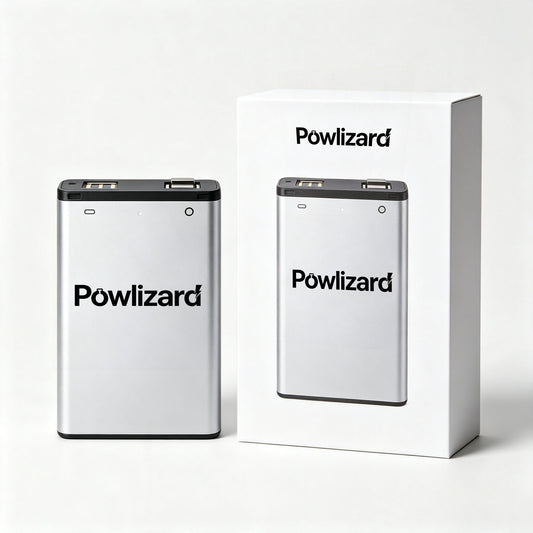 Powlizard Portable Charger Fast‑Charge Power Bank with Built‑in USB‑C Connector for Phone & Electronic Devices