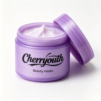 Cherryouth Hydrating Repair Beauty Mask, Deep Moisturizing Sleeping Mask for Dry & Dull Skin, Anti-Aging Brightening Facial Mask Overnight Skin Care Treatment for All Skin Types