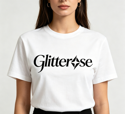 【Glitterose Classic Logo T-shirt】—— Timeless Comfort & Modern Style