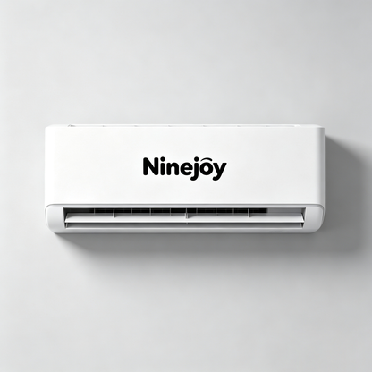 Ninejoy Wall Mounted Split Inverter Air Conditioner, Cooling & Heating 2-in-1 Quiet Energy Saving Self-Clean Indoor AC Unit for Bedroom Apartment Living Room Home Use