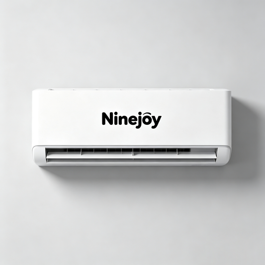 Ninejoy Wall Mounted Split Inverter Air Conditioner, Cooling & Heating 2-in-1 Quiet Energy Saving Self-Clean Indoor AC Unit for Bedroom Apartment Living Room Home Use