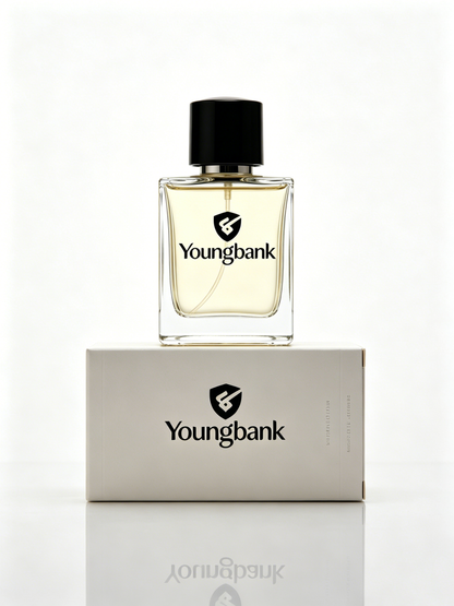 Youngbank Eau de Toilette Long Lasting Fragrance Perfume, Elegant Square Glass Bottle Scent Spray, Luxury Daily Cologne for Men Women Dating Office Gift