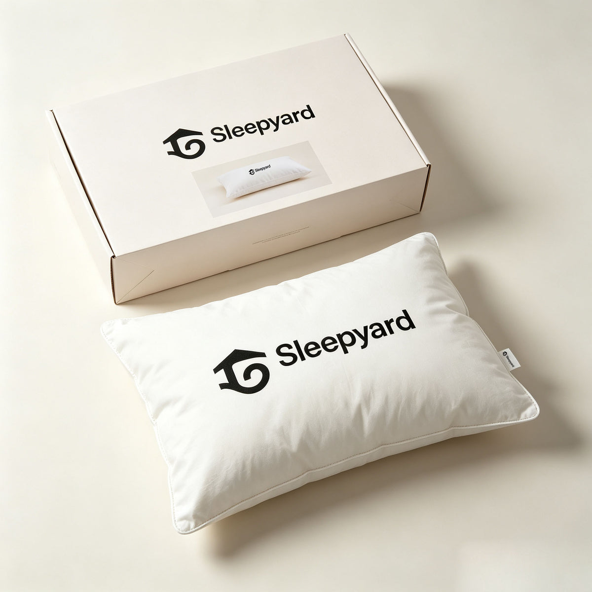Sleepyard Soft Bed Pillow for Sleeping, Premium Plush Support Pillow for Side, Back & Stomach Sleepers, Hotel‑Quality Fluffy Pillow for Bedroom & Guest Room