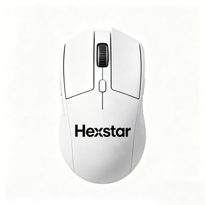 Hexstar Wireless Gaming Mouse, Rechargeable Dual Mode Bluetooth & 2.4G Wireless Computer Mouse, Adjustable DPI, Ergonomic Grip, Anti-Slip Side Grips for PC Laptop Mac Gaming & Office Work