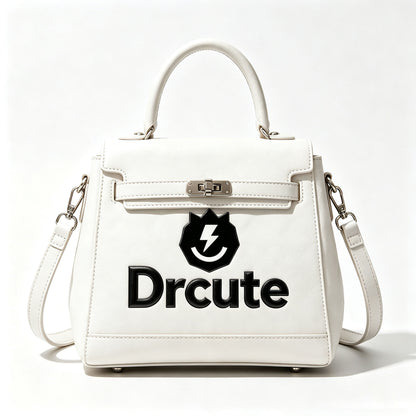 Drcute Women Top Handle Handbag, Faux Leather Satchel Purse, Removable Shoulder Strap Crossbody Bag for Daily Dating Party