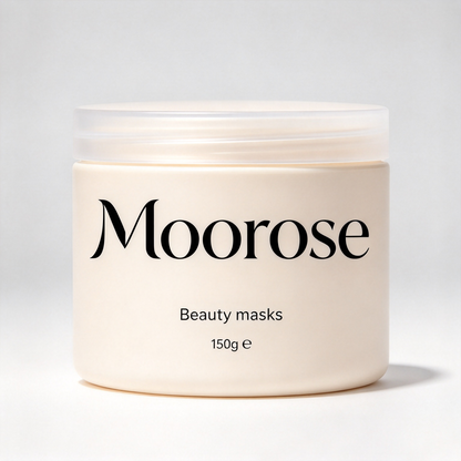 Moorose Beauty Mask, Deep Moisturizing Nourishing Facial Mask, Silky Cream Texture Skincare Mask 150g with Gift Box