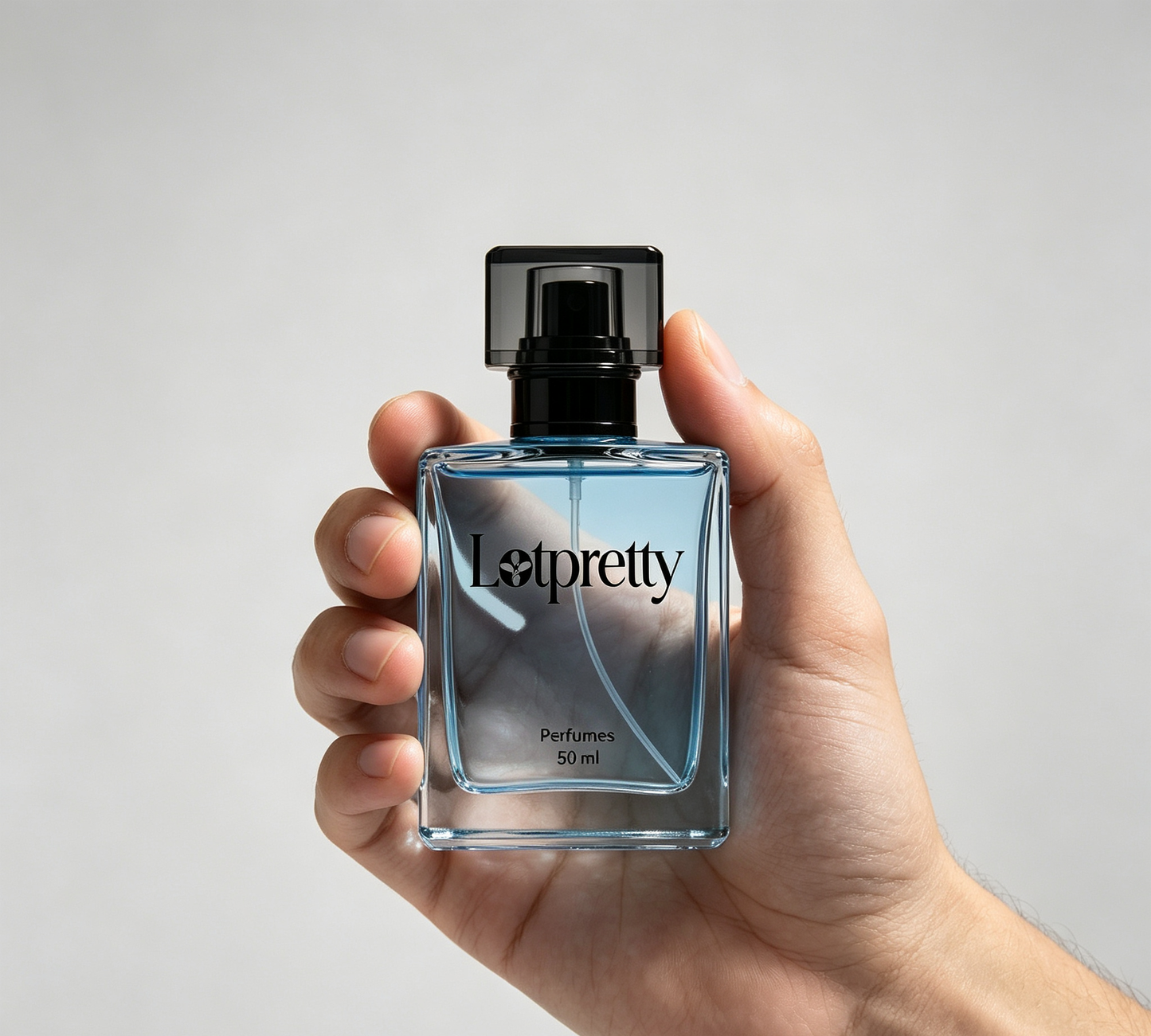 Lotpretty Men's Eau de Toilette, Fresh Aquatic Long Lasting Cologne for Men, Light Blue Ocean Scent Daily Wear Perfume