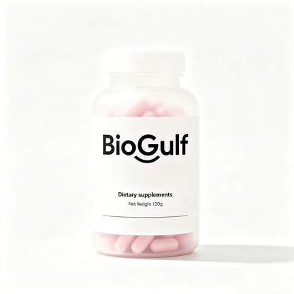 BioGulf Pink Capsule Granules Dietary Supplement, Daily Wellness Support Supplement for Men & Women, Easy‑to‑Swallow Capsules