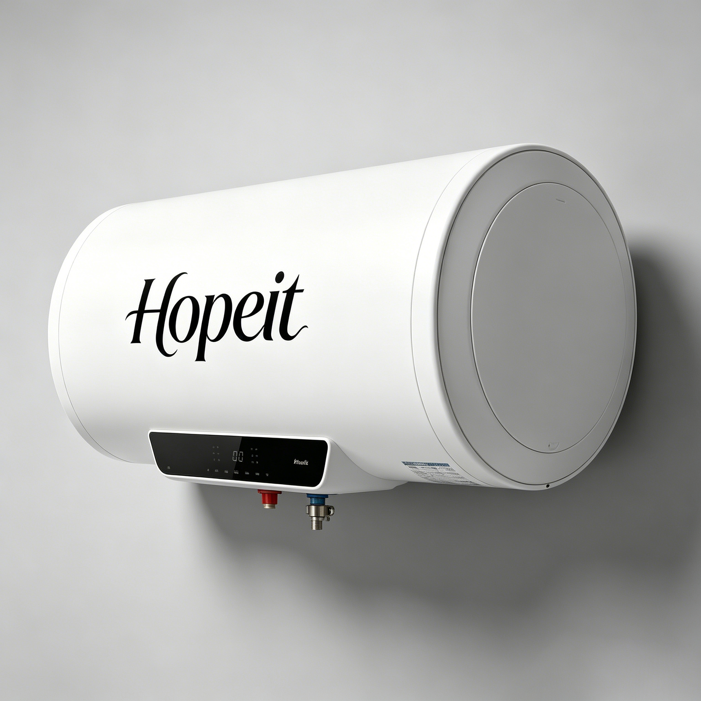 Hopeit  Electric Water Heater, 10 Gallon Compact Storage Tank, 2000W Fast Heating, Smart Thermostat, Overheat & Leak Protection, Wall-Mounted Hot Water Heater for Bathroom Home Use