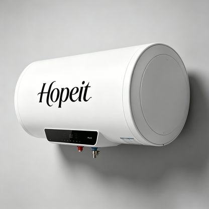 Hopeit  Electric Water Heater, 10 Gallon Compact Storage Tank, 2000W Fast Heating, Smart Thermostat, Overheat & Leak Protection, Wall-Mounted Hot Water Heater for Bathroom Home Use