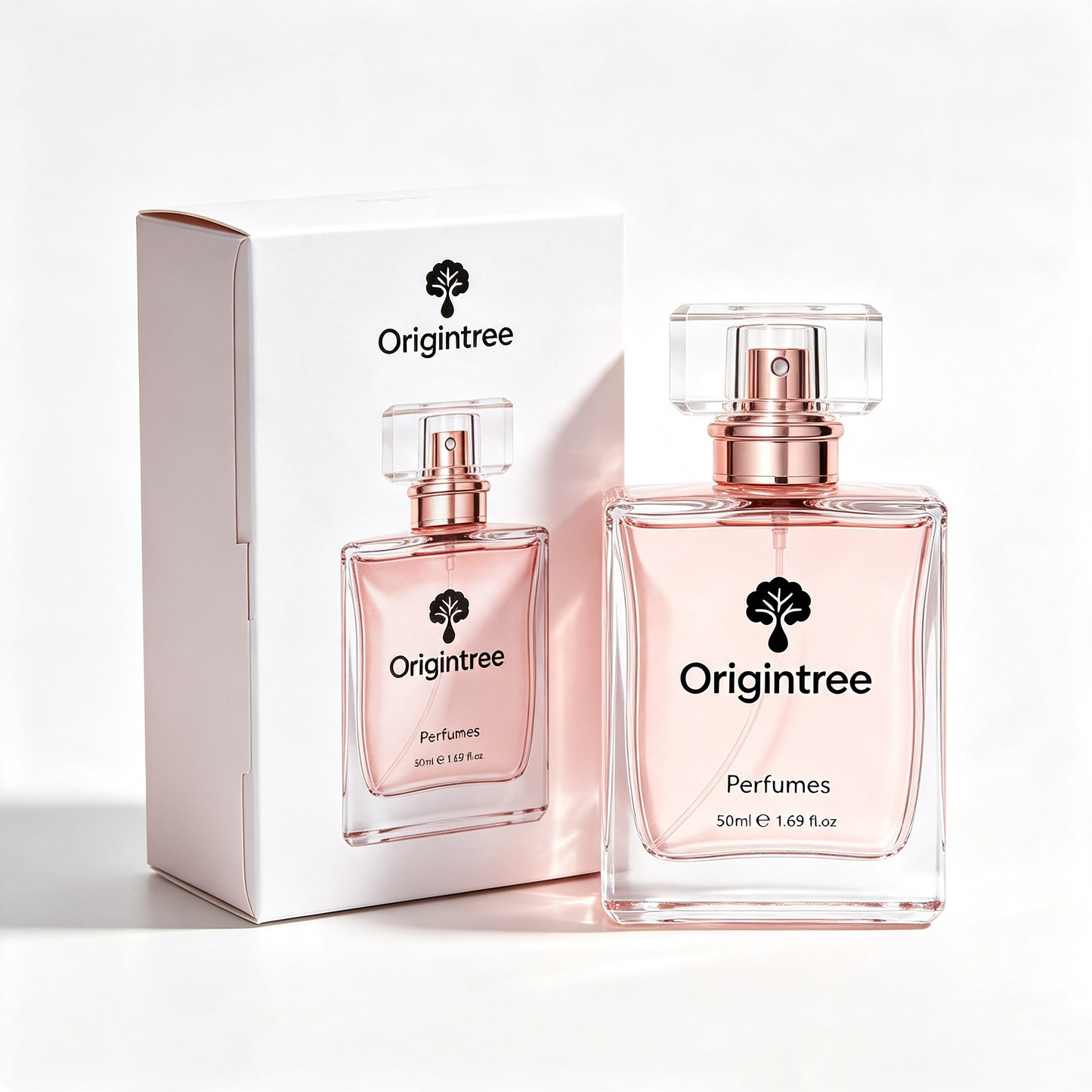 Origintree Eau de Toilette for Women Elegant Long‑Lasting Floral Scent Perfume, Portable Luxury Glass Bottle Fragrance for Daily & Dating