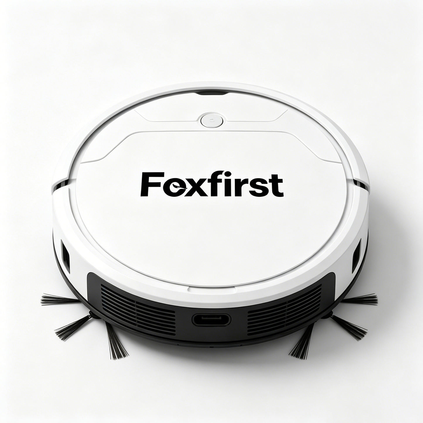 Foxfirst Automatic Robot Vacuum Cleaner, Strong Suction Robotic Vacuum with Anti-Collision Sensor, Low Profile Slim Design, Ideal for Pet Hair, Hardwood Floors & Short-Pile Carpets