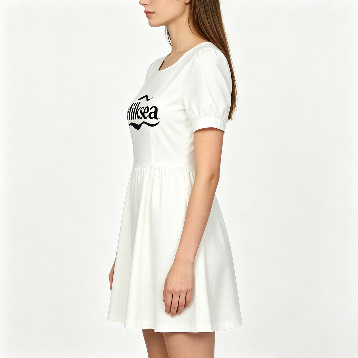【Milksea White Letter Print Dress】—— Ideal Match of Sweetness & Daily Comfort