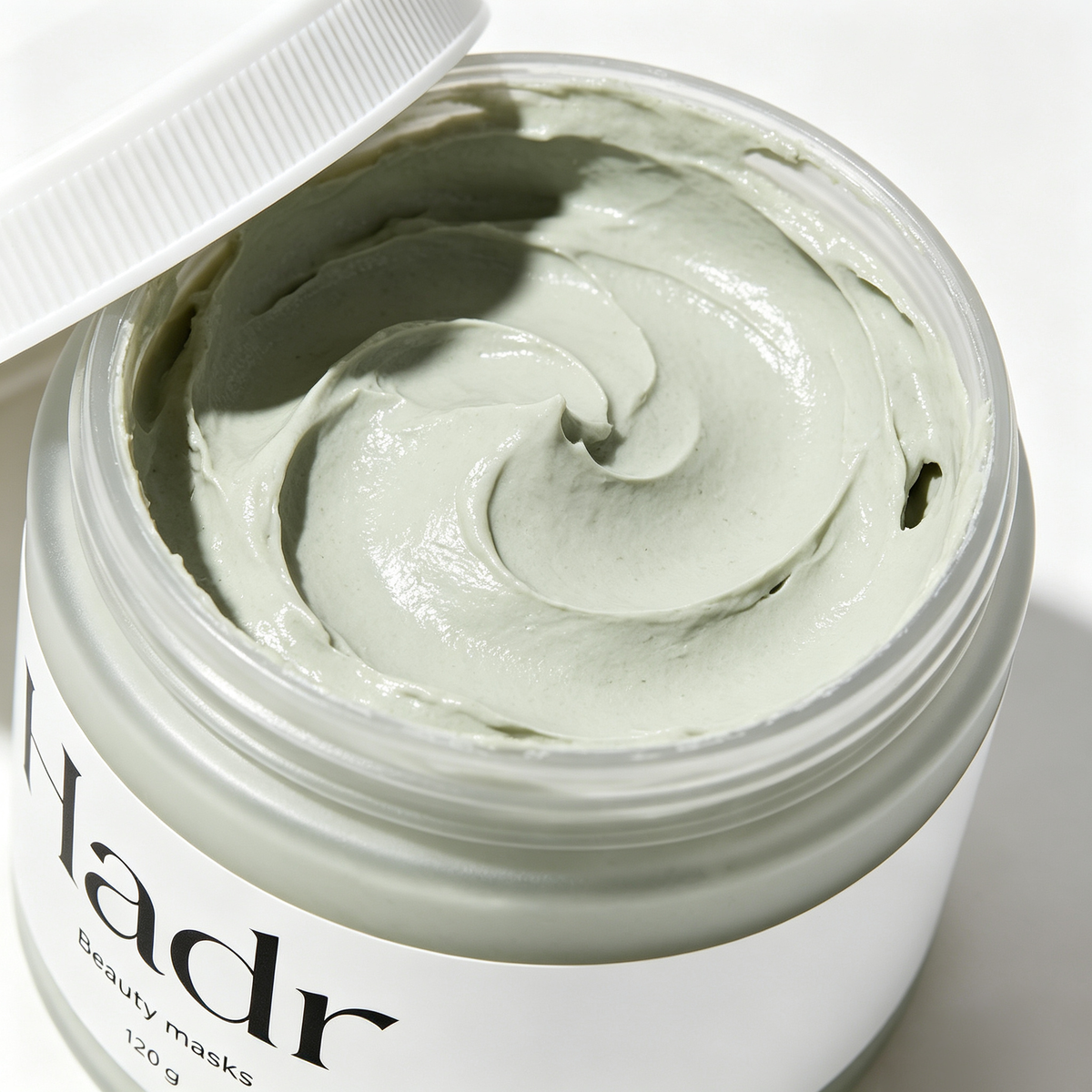 Hadr Beauty Mask, Cream Facial Mask for Deep Cleansing & Oil Control, At Home Spa Skincare Treatment for Oily Combination Skin