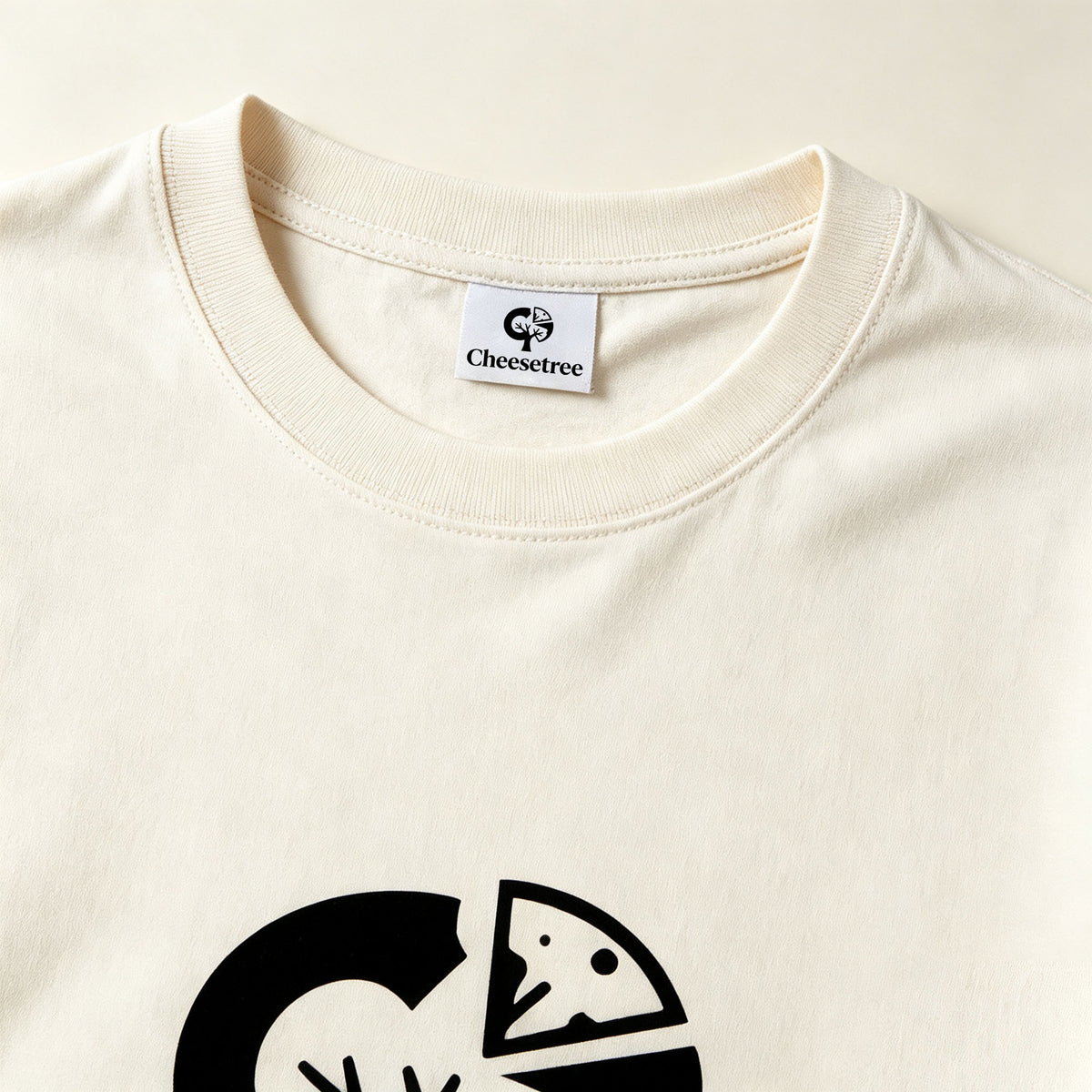 Cheesetree Short‑Sleeve T‑Shirt, Casual Loose‑Fit Cotton Tee, Classic Everyday Graphic Top for Men & Women