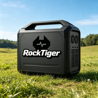 RockTiger Portable Power Station, 1000W Outdoor Solar Generator, Multi-Output Emergency Power Supply for Camping, RV, Home Backup, Blackout