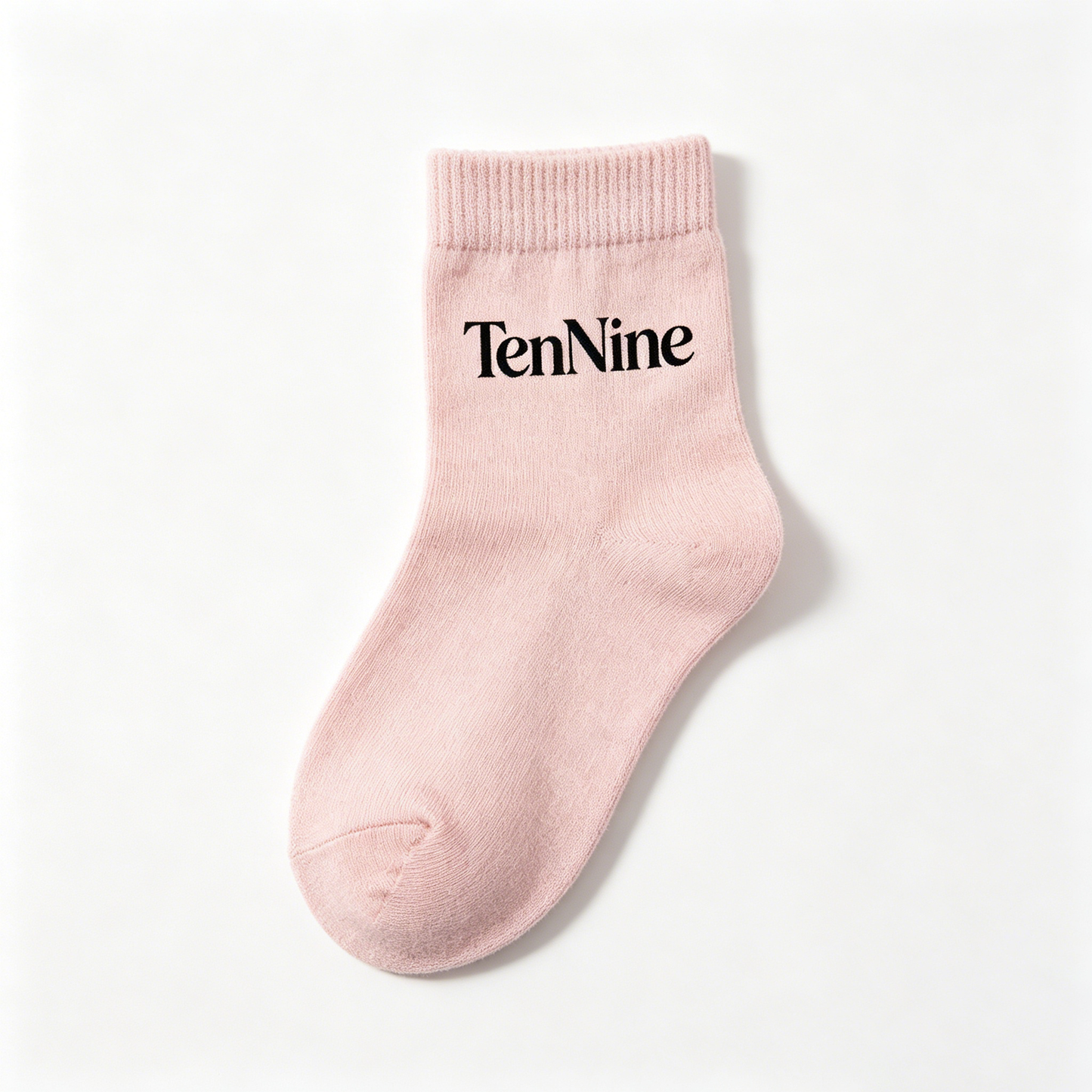TenNine Women’s Crew Cotton Socks 5 Pairs Pack, Soft Breathable Mid Calf Casual Socks, Elastic Rib Cuff Comfort Basic Daily Socks for Everyday Walking Outfit