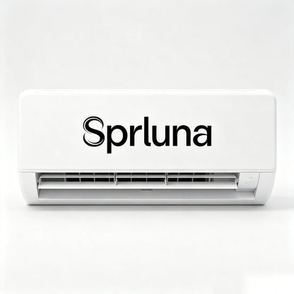Sprluna Wall Mount Split Air Conditioner, Efficient Cooling Wall AC Unit with Adjustable Airflow, Multi-Mode Indoor Air Conditioner for Bedrooms, Apartments & Residential Summer Use