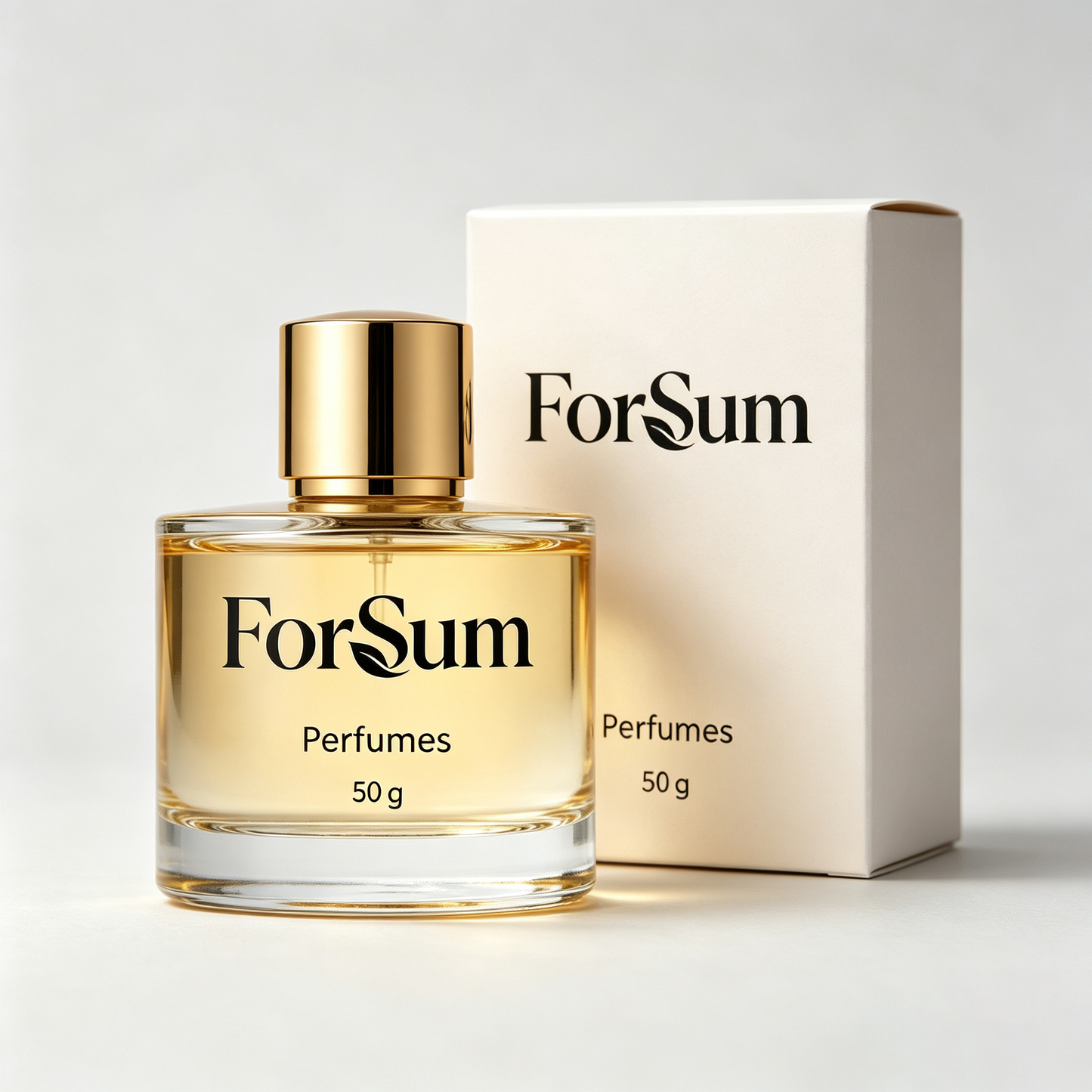 ForSum Eau de Toilette Long Lasting Luxury Fragrance for Men & Women, Elegant Golden Bottle Daily Wear Perfume