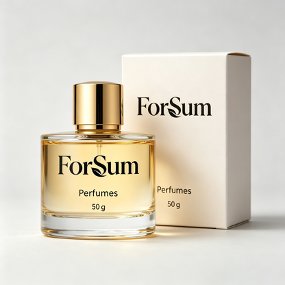 ForSum Eau de Toilette Long Lasting Luxury Fragrance for Men & Women, Elegant Golden Bottle Daily Wear Perfume