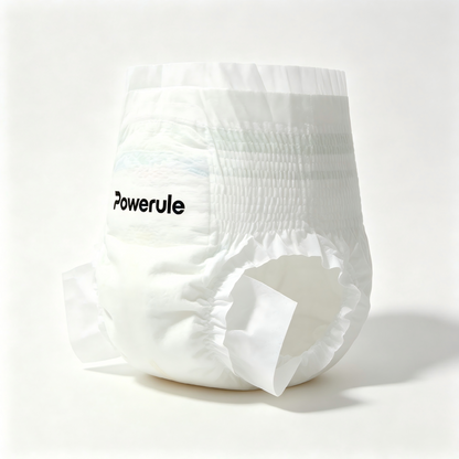 Powerule Baby Diapers, Ultra Soft Disposable Diapers for Newborns & Toddlers, Hypoallergenic, Leak Protection, Breathable