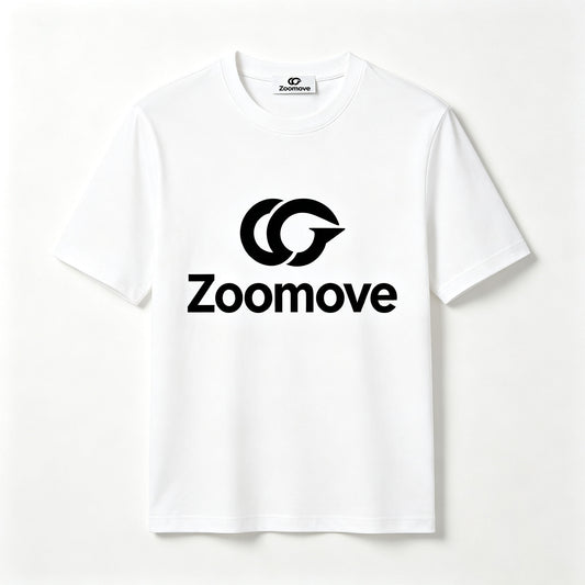 Zoomove Short‑Sleeve Crew Neck T‑Shirt, Casual Everyday Basic Tee for Men, Soft Breathable Lightweight Top