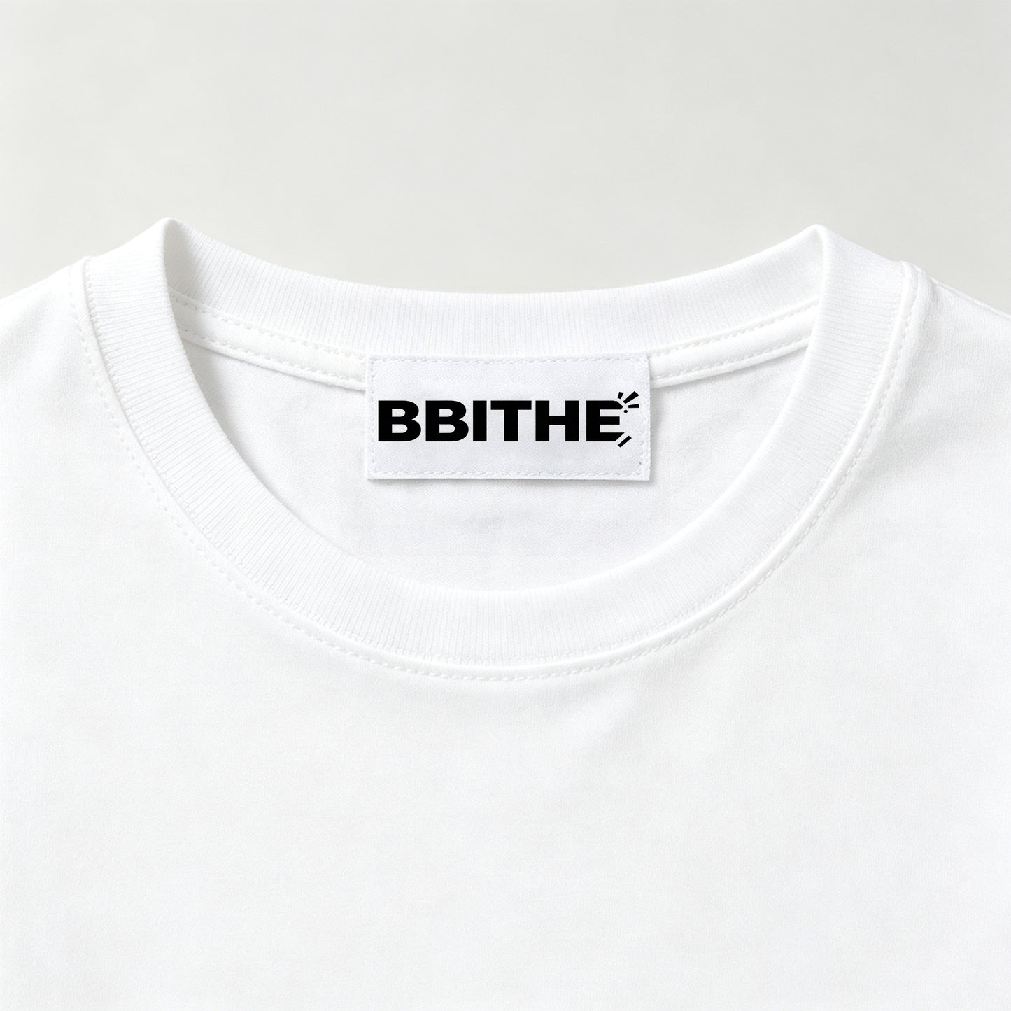 BBITHE Basic Crew Neck Short Sleeve T-Shirt, Solid White Casual Plain Tee, Soft Breathable Slim Fit Everyday Top, Minimalist Short Sleeve Shirt for Daily Street & Layered Outfits